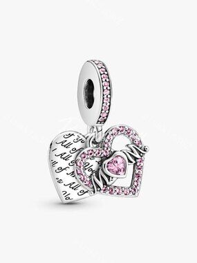 Heart & Mom Dangle Charm
